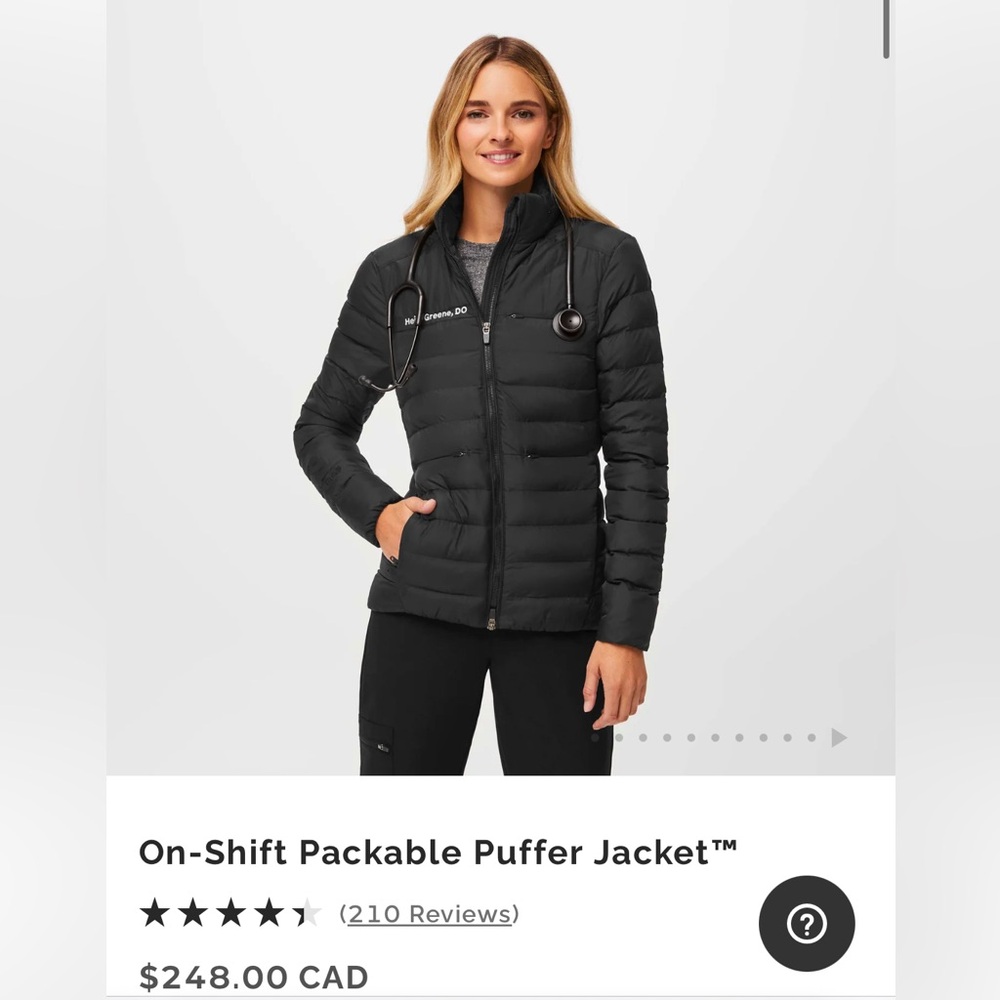 Figs On Shift Packable Puffer Jacket